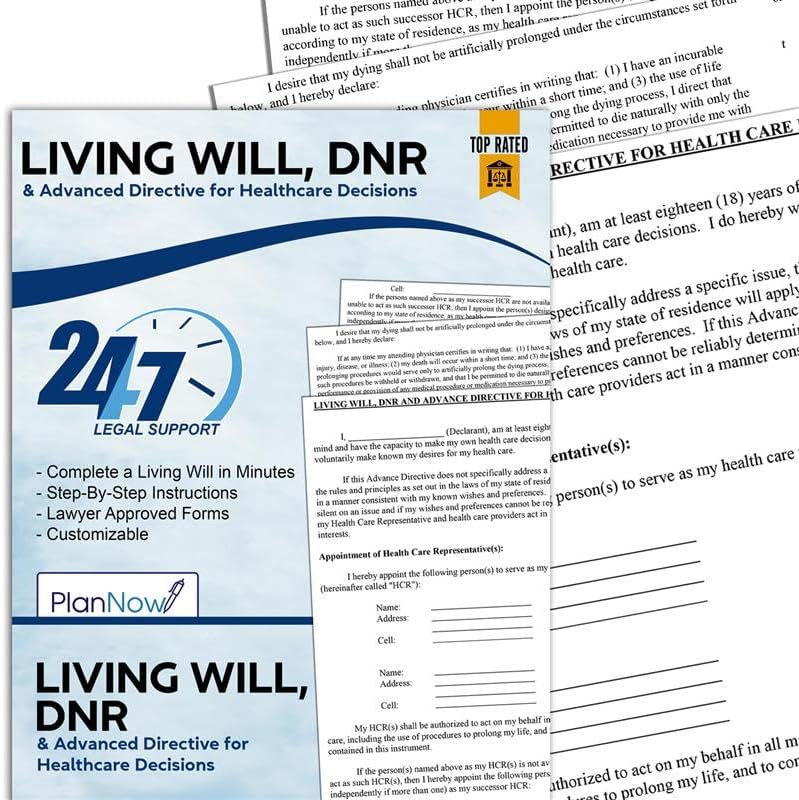 Living Will & Medical Power of Attorney DIY Advance Health Care Kit