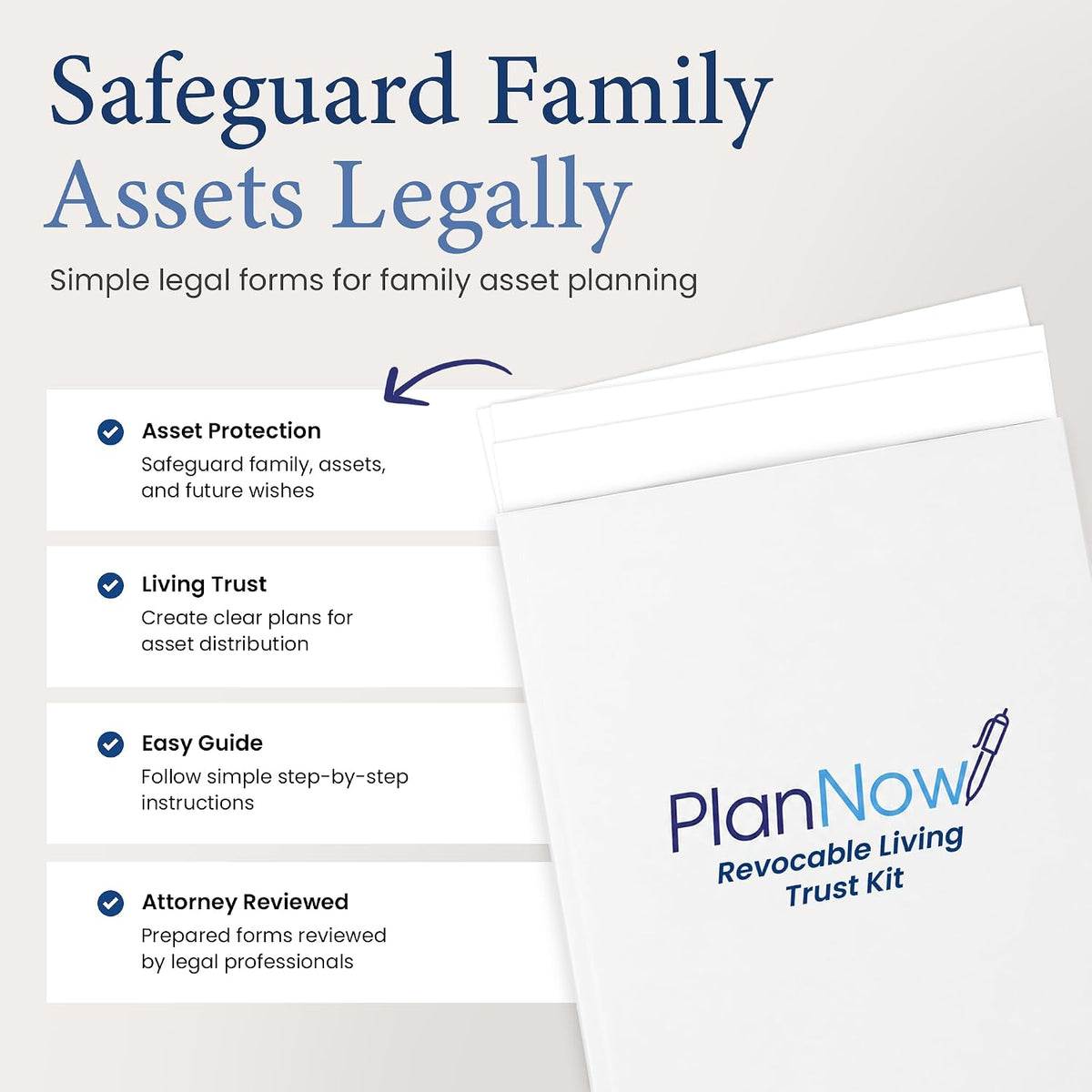 Revocable Living Trust Kit | DIY Forms with Easy Instructions