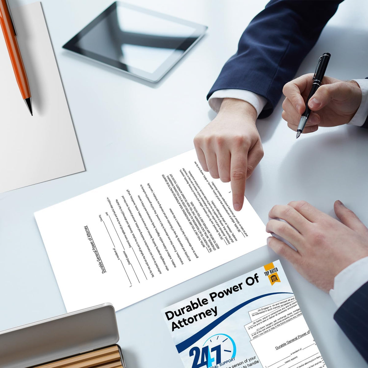 Durable Power of Attorney Form, DIY with Step-by-Step Simple Instructions