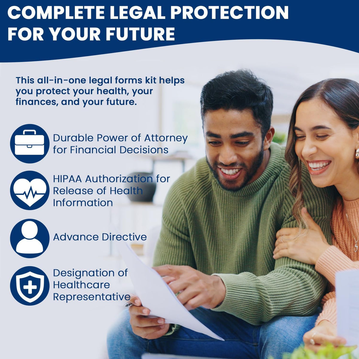 Young Adult Legal Forms Kit, POA, HIPAA Authorization & Advance Directive