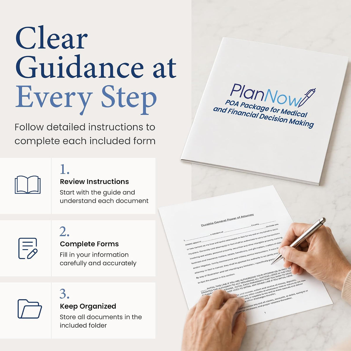 Medical & Financial Power of Attorney Forms with Advance Directives