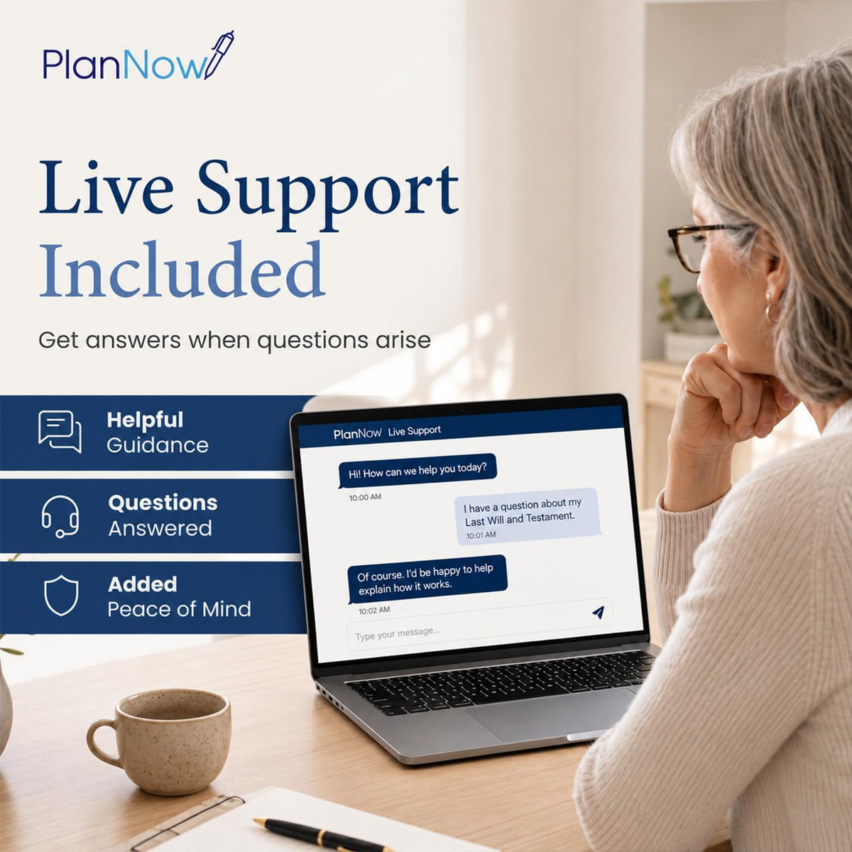 Last Will and Testament Packet with Trust, Guardianship & Legal Aid