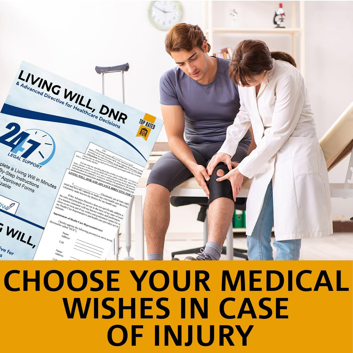 Living Will & Medical Power of Attorney DIY Advance Health Care Kit