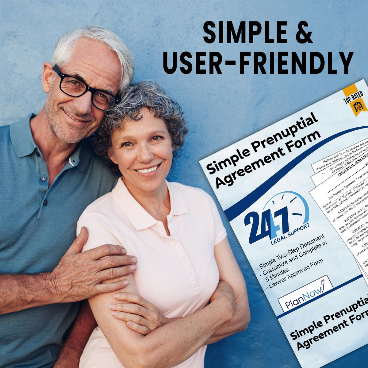 Prenuptial Agreement Form with Step-by-Step Instructions, Attorney Approved