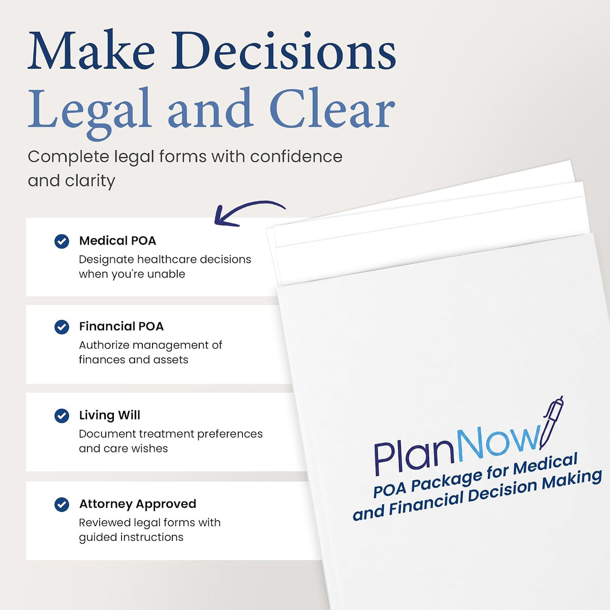 Medical & Financial Power of Attorney Forms with Advance Directives