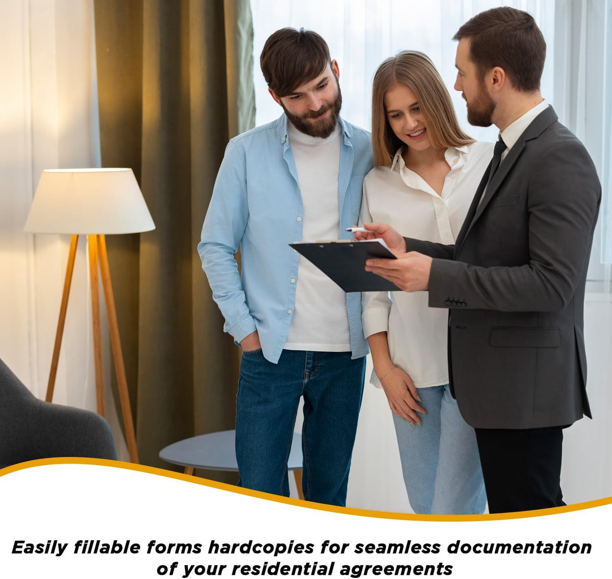 Residential Lease Agreement Forms with Rental Application & Instructions